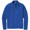 Sport-Tek Men's True Royal Sport-Wick Flex Fleece 1/4-Zip