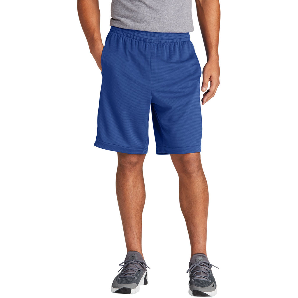 Sport-Tek Men's True Royal PosiCharge Position Short with Pockets