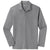 Sport-Tek Men's Grey Heather PosiCharge RacerMesh Long Sleeve Polo