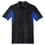 Sport-Tek Men's Black/True Royal Side Blocked Micropique Sport-Wick Polo