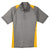 Sport-Tek Men's Vintage Heather/Gold Heather Colorblock Contender Polo