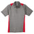 Sport-Tek Men's Vintage Heather/True Red Heather Colorblock Contender Polo