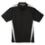 Sport-Tek Men's Black/White PosiCharge Micro-Mesh Colorblock Polo