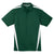 Sport-Tek Men's Forest Green/ White PosiCharge Micro-Mesh Colorblock Polo