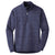 Sport-Tek Men's True Navy Sport-Wick Stretch Reflective Heather 1/2-Zip Pullover