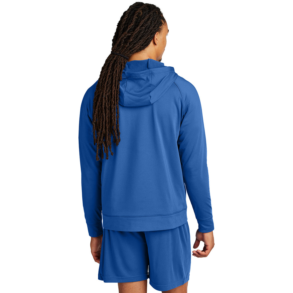 Sport-Tek Men's True Royal Sport-Wick Stretch 1/2-Zip Hoodie