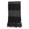 Sport-Tek Spectator Black/Iron Grey Scarf