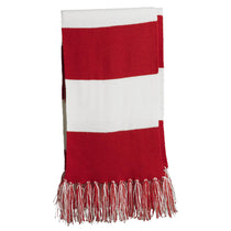 Sport-Tek Spectator True Red/White Scarf