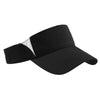 Sport-Tek Black/White Dry Zone Colorblock Visor