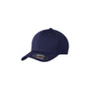 Sport-Tek True Navy Flexfit Cool & Dry Poly Block Mesh Cap