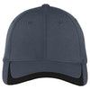 Sport-Tek Graphite/Black Pique Colorblock Cap