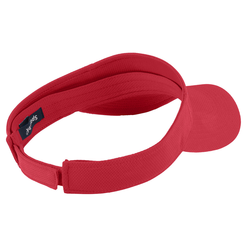 Sport-Tek True Red PosiCharge RacerMesh Visor