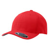 Sport-Tek True Red Flexfit Grid Texture Cap