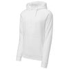 Sport-Tek Men's White Drive Fleece Pullover Hoodie