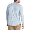 UNRL Men's Heather Blue Fog Stride Long Sleeve Shirt