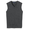 Port Authority Men's Charcoal Heather Sweater Vest