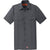 Red Kap Men's Charcoal Short Sleeve Solid Ripstop Shirt