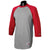 Champion Men's Grey/Scarlet Red Baseball T-Shirt