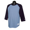 Champion Men's Light Blue/Navy Baseball T-Shirt