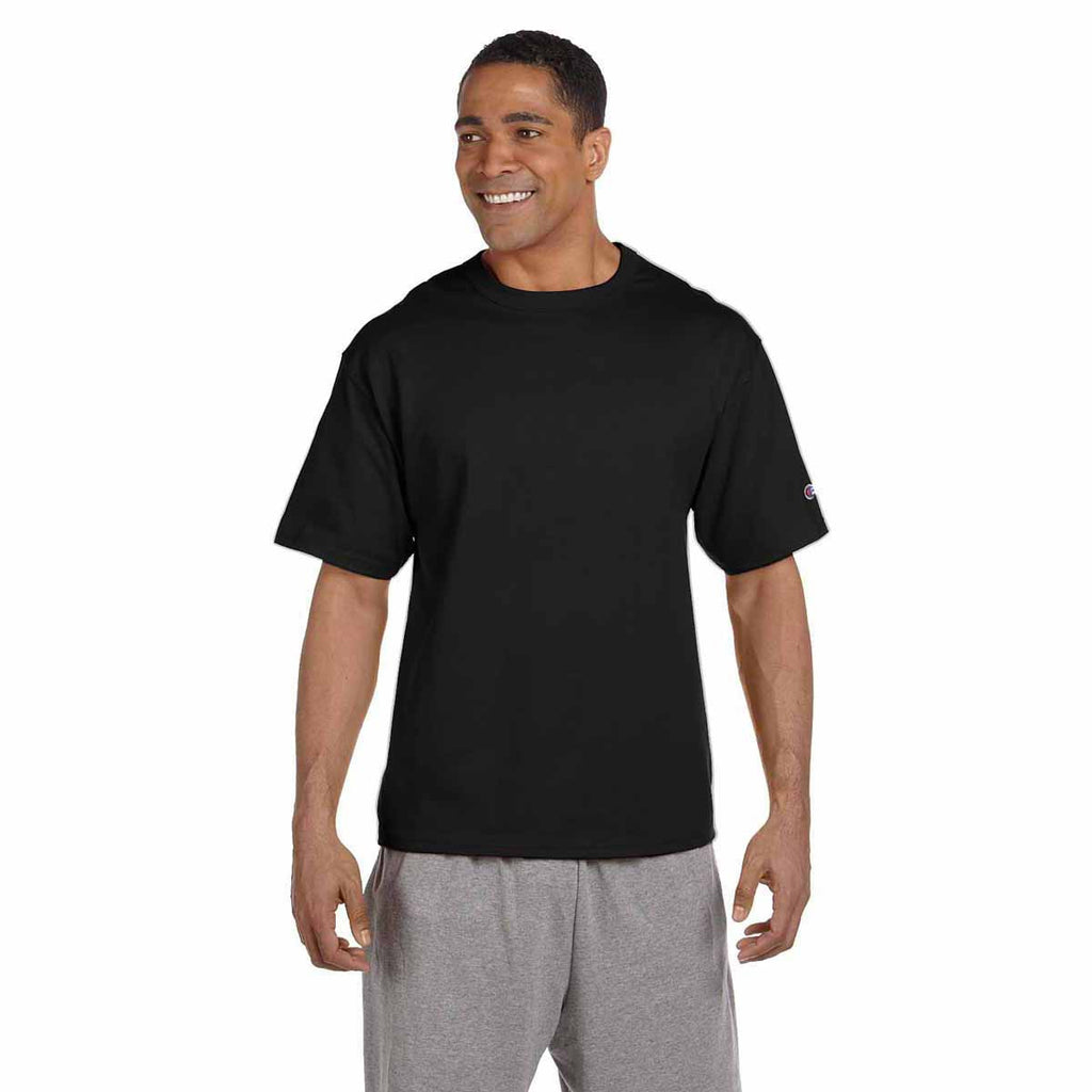 Champion Men's Black Heritage 7-Ounce Jersey T-Shirt