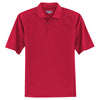 Sport-Tek Men's Engine Red Dri-Mesh Pro Polo