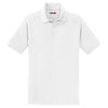 Sport-Tek Men's White Dry Zone Raglan Polo