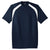 Sport-Tek Men's True Navy/White Dry Zone Colorblock Crew