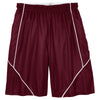 Sport-Tek Men's Maroon PosiCharge Mesh Reversible Spliced Short