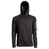 Timberland Men's Jet Black Wicking Good Long Sleeve Hoodie