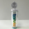 Tervis 24oz Water Bottle with Grey Lid