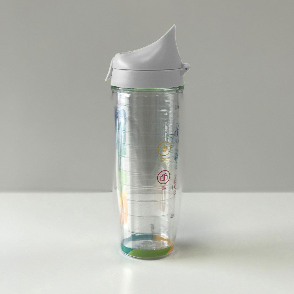 Tervis 24oz Water Bottle with Grey Lid