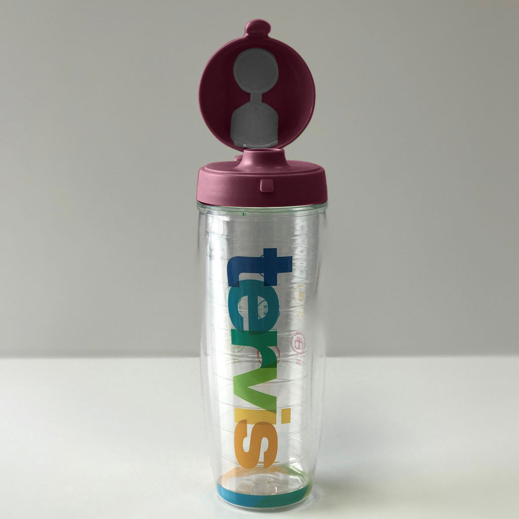 Tervis 24oz Water Bottle with Maroon Lid