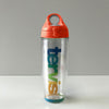 Tervis 24oz Water Bottle with Orange Lid