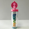 Tervis 24oz Water Bottle with Passion Pink Lid