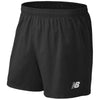 New Balance Men's Team Black Athletics 5 Inch Short