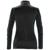 Stormtech Women's Black/Electric Blue Pulse Fleece Pullover