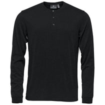 Stormtech Men's Black Torcello Long Sleeve Henley