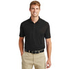 CornerStone Men's Black Tall Lightweight Snag Proof Polo