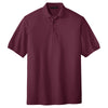 Port Authority Men's Burgundy Tall Silk Touch Polo