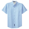 Port Authority Men's Light Blue/Light Stone Tall Short Sleeve Easy Care Shirt