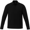 Trimark Men's Black Mori Long Sleeve Polo