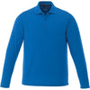 Elevate Men's Olympic Blue Mori Long Sleeve Polo