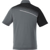 Elevate Men's Steel Grey Prater Short Sleeve Polo