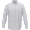 Elevate Men's Silver Irvine Oxford Long Sleeve Shirt