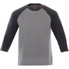 Elevate Men's Heather Dark Charcoal/Medium Heather Grey Dakota Three Quarter Tee