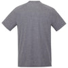 Elevate Men's Heather Charcoal Somoto Eco Short Sleeve Henley