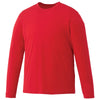 Elevate Men's Team Red Parima Long Sleeve Tech Tee