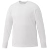 Elevate Men's White Parima Long Sleeve Tech Tee