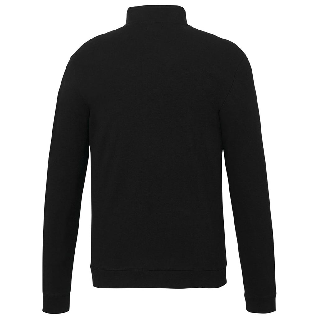 Trimark Men's Black Rigi Eco Knit Full Zip