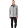 Elevate Men's Heather Charcoal Odell Knit Zip Hoody